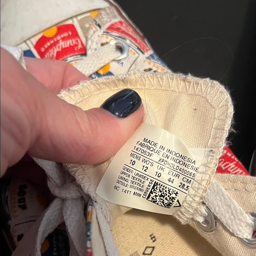 Converse Mens Sneakers - White and Red